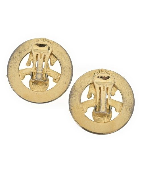 Celine Earrings Gold — view 2
