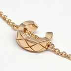 Chanel Coco Crush Collection Bracelet Beige Gold Chain — view 2