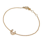 Chanel Coco Crush Collection Bracelet Beige Gold Chain