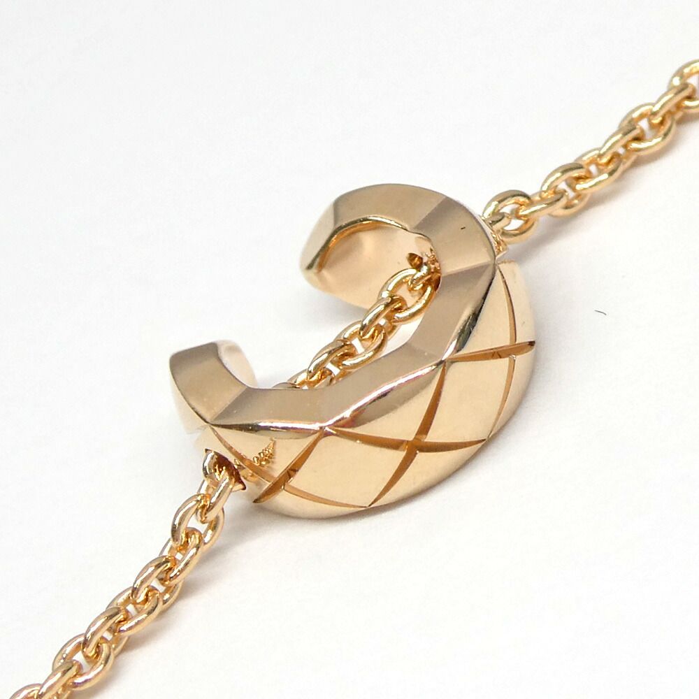 Chanel Coco Crush Collection Bracelet Beige Gold Chain — view 5