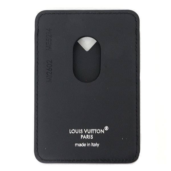 Louis Vuitton Card Holder Magnet Case Monogram Eclipse Black Gray — view 2
