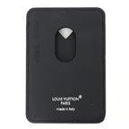 Louis Vuitton Card Holder Magnet Case Monogram Eclipse Black Gray — view 2