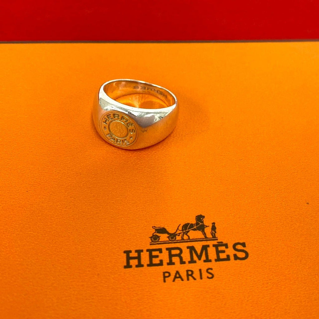 Hermes Series Ring 925 Sterling Silver Gold