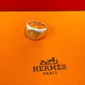 Hermes Series Ring 925 Sterling Silver Gold