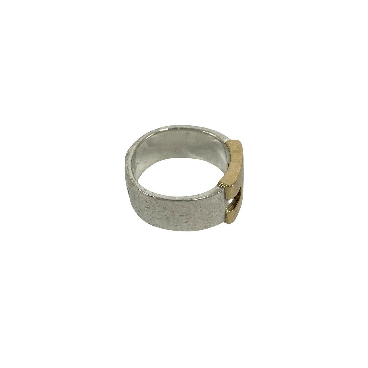 Hermes Ring 925 Sterling Silver Gold — view 5