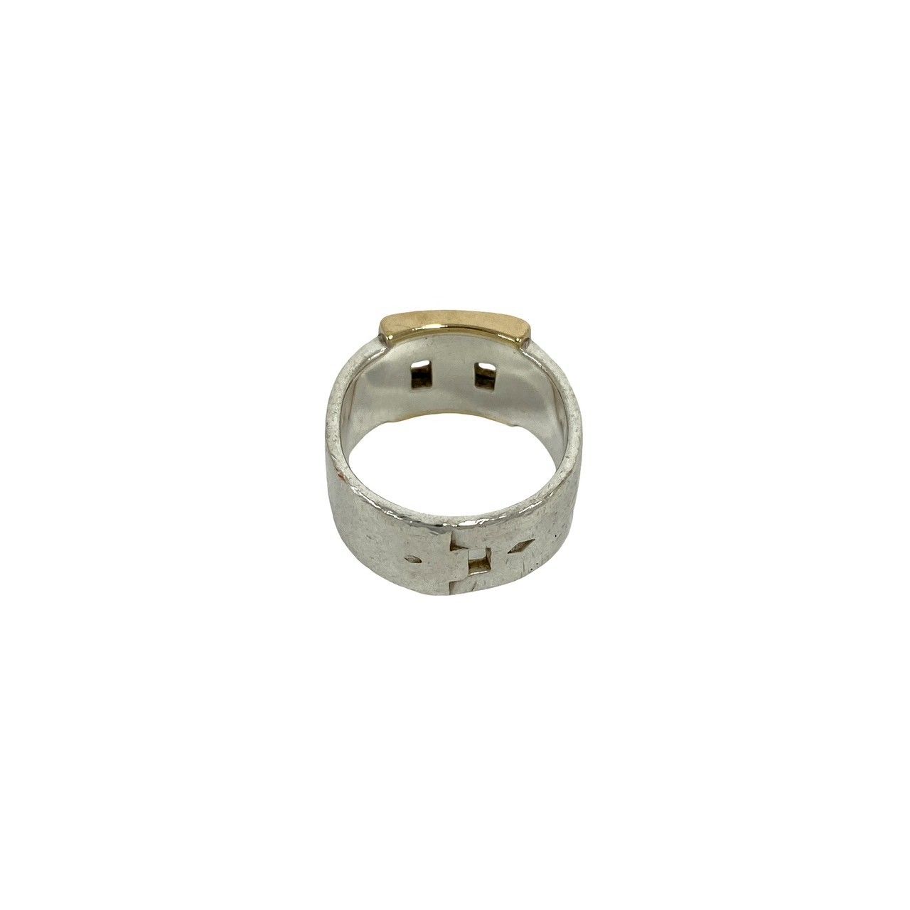 Hermes Ring 925 Sterling Silver Gold — view 6