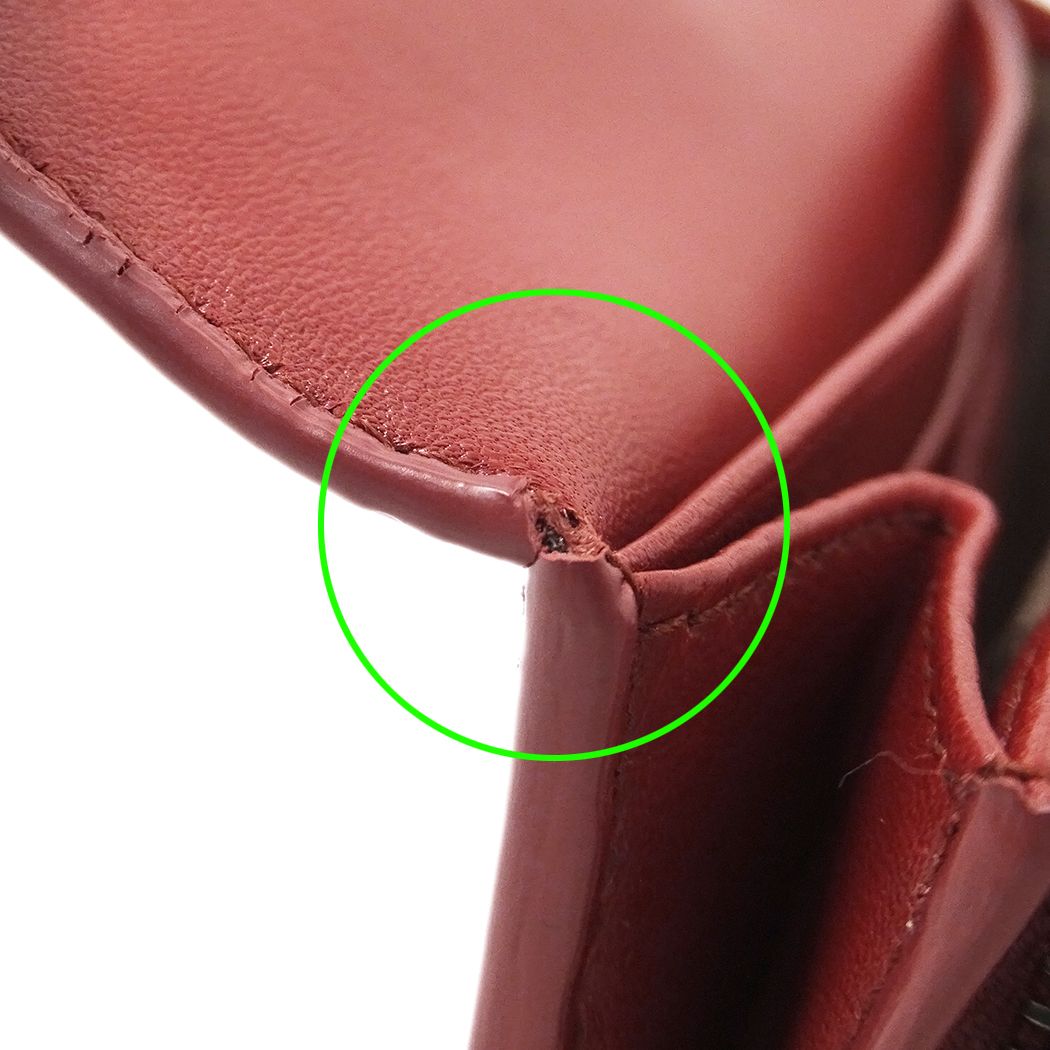 Bottega Veneta Wallet Leather Red Pink Flower — view 8