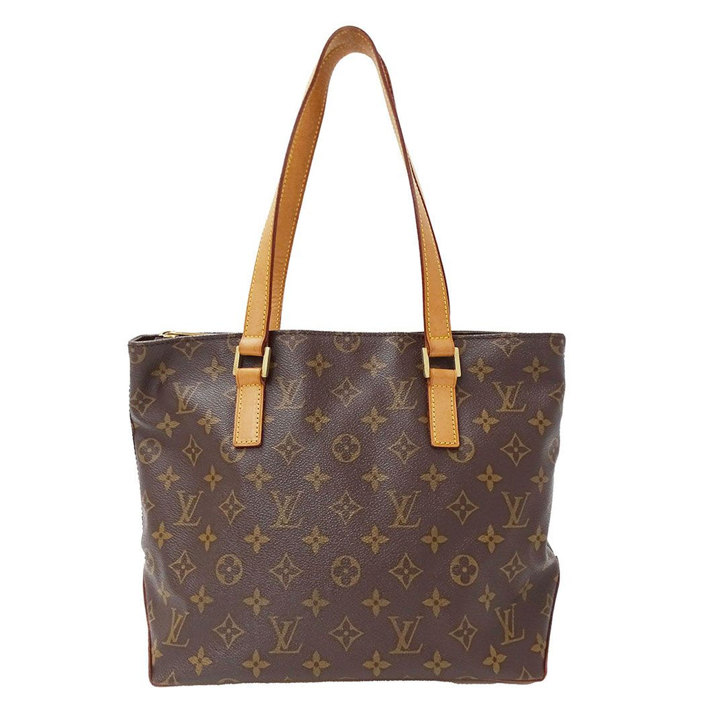 Louis Vuitton Tote Monogram Canvas Cabas Piano Brown Handbag Going Out Everyday