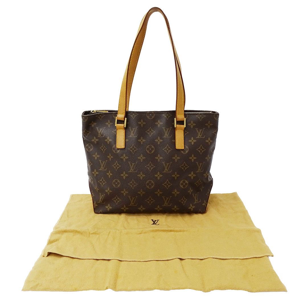 Louis Vuitton Tote Monogram Canvas Cabas Piano Brown Handbag Going Out Everyday — view 5