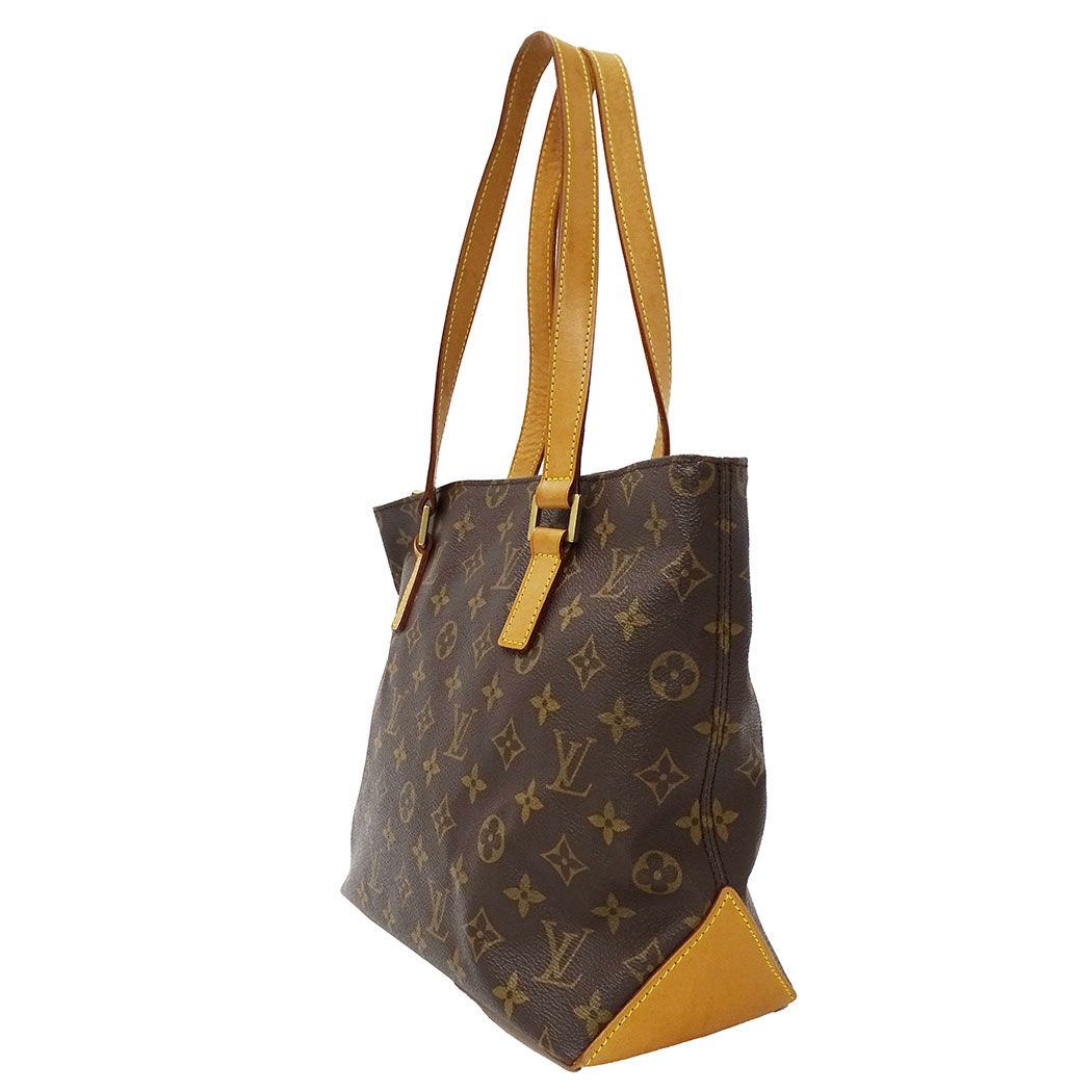Louis Vuitton Tote Monogram Canvas Cabas Piano Brown Handbag Going Out Everyday — view 4