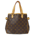 Louis Vuitton Tote Monogram Canvas Batignolles Brown Handbag Going Out Adults