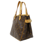 Louis Vuitton Tote Monogram Canvas Batignolles Brown Handbag Going Out Adults