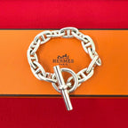 Hermes Chaine D'ancre GM Bracelet 925 Sterling Silver Chain
