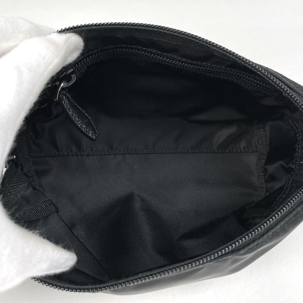 Prada Pouch Makeup Tessuto Nylon Nero — view 5