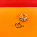 Hermes Mexico Ring 925 Sterling Silver 18k