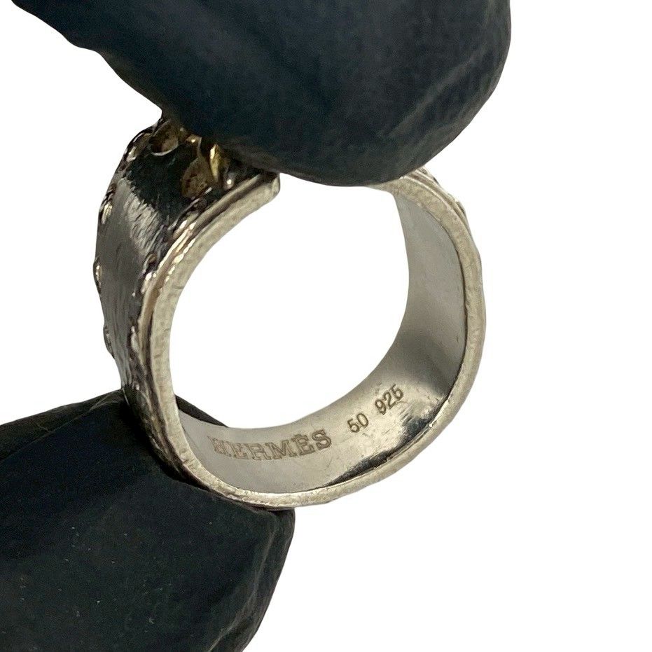 Hermes Mexico Ring 925 Sterling Silver 18k — view 3