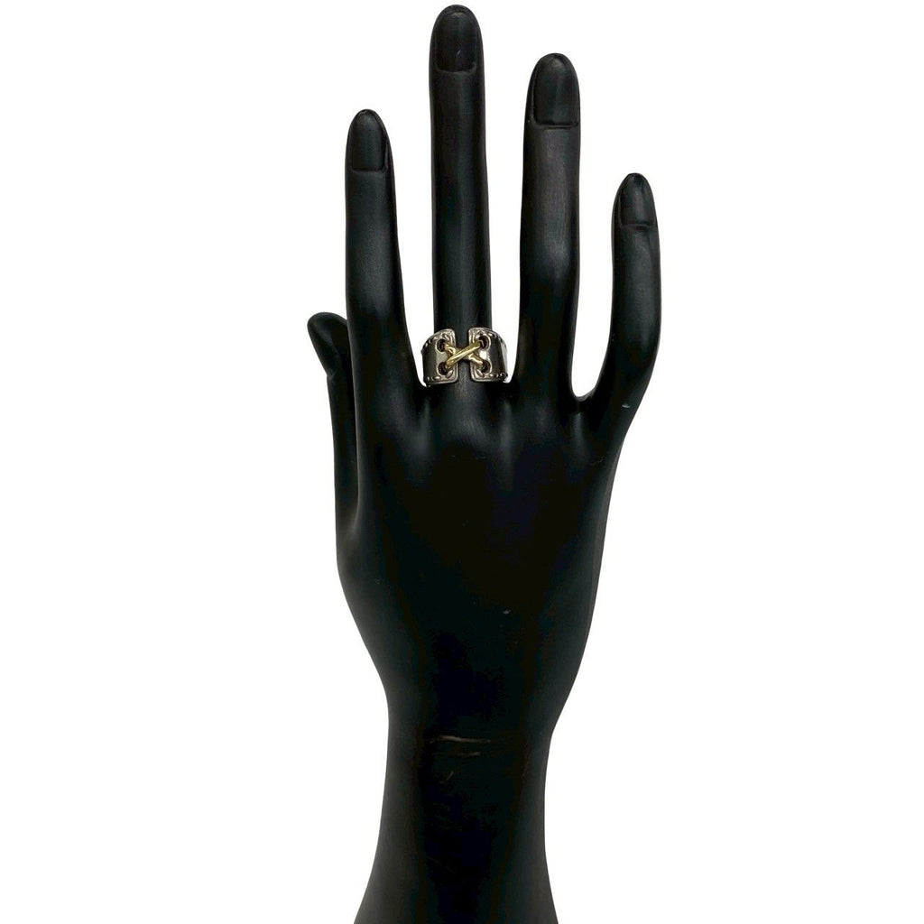 Hermes Mexico Ring 925 Sterling Silver 18k — view 2