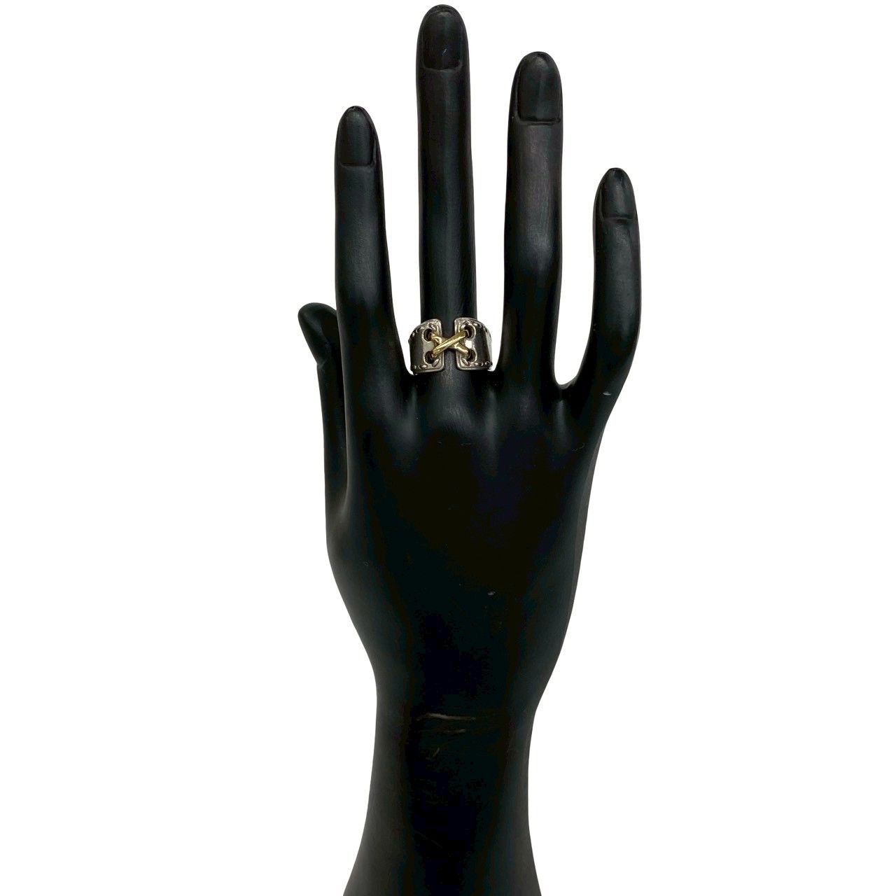 Hermes Mexico Ring 925 Sterling Silver 18k — view 2