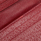 Gucci Mini GG Supreme Doraemon Bifold Wallet Beige Wine Red Leather