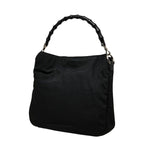 Gucci Bamboo Handbag Black Nylon