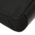 Gucci Bamboo Handbag Black Nylon
