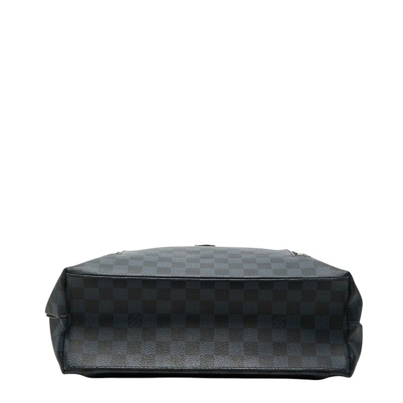 Louis Vuitton Damier Cobalt Newport Backpack Black Navy Leather