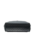 Louis Vuitton Damier Cobalt Newport Backpack Black Navy Leather