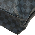 Louis Vuitton Damier Cobalt Newport Backpack Black Navy Leather