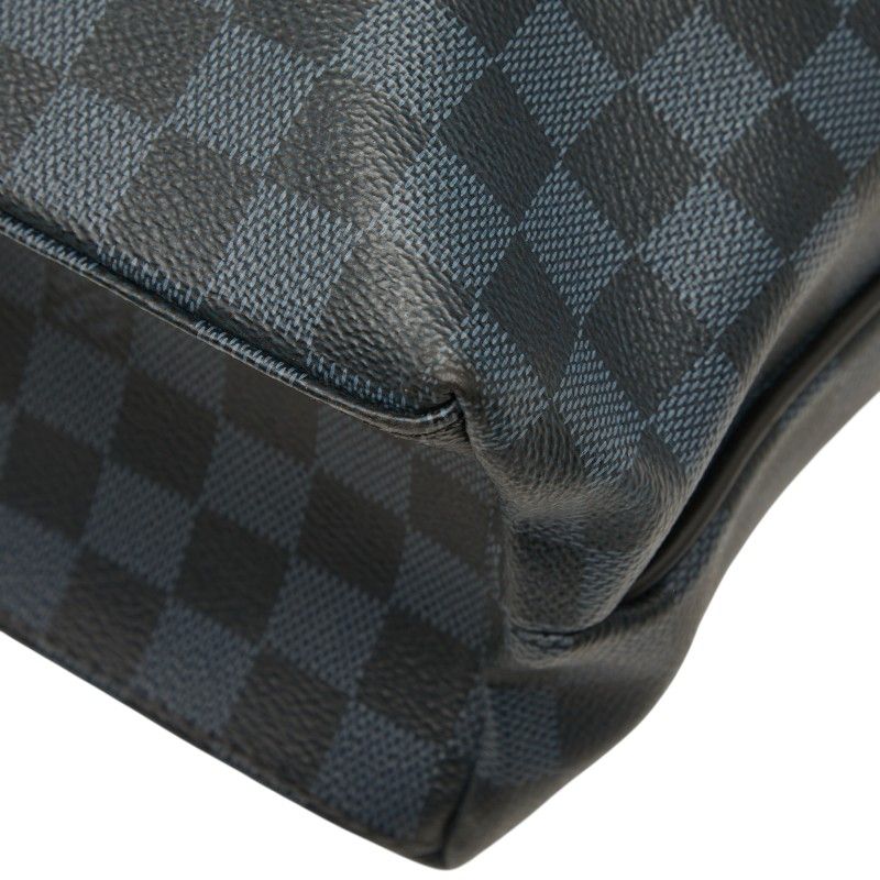 Louis Vuitton Damier Cobalt Newport Backpack Black Navy Leather