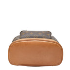 Louis Vuitton Monogram Montsouris MM Backpack Brown Leather