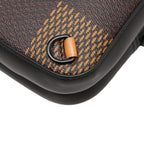 Louis Vuitton Damier Giant Amazon Sling Bag Crossbody Brown Black Leather
