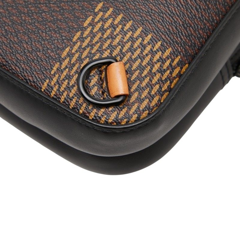 Louis Vuitton Damier Giant Amazon Sling Bag Crossbody Brown Black Leather