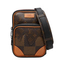 Louis Vuitton Damier Giant Amazon Sling Bag Crossbody Brown Black Leather