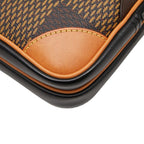 Louis Vuitton Damier Giant Amazon Sling Bag Crossbody Brown Black Leather