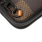 Louis Vuitton Damier Giant Amazon Sling Bag Crossbody Brown Black Leather