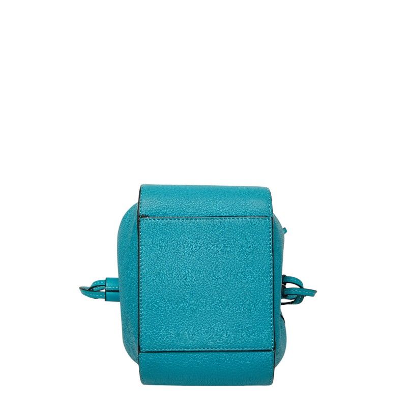 Loewe Hammock Mini 2-Way Shoulder Bag Blue Leather