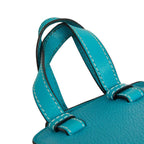 Loewe Hammock Mini 2-Way Shoulder Bag Blue Leather