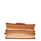 Louis Vuitton Dauphine Mini Crossbody Shoulder Bag Pink Beige Leather Straw