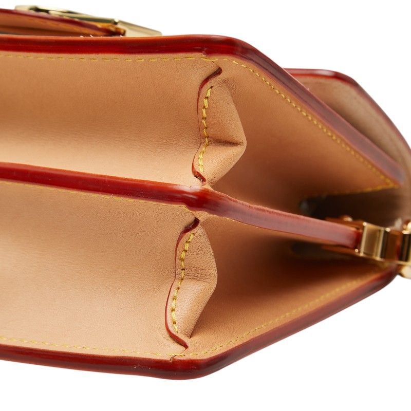 Louis Vuitton Dauphine Mini Crossbody Shoulder Bag Pink Beige Leather Straw
