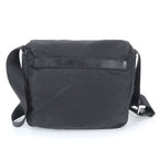 Prada Tessuto Nylon Triangle Logo Leather Shoulder Bag Crossbody Messenger — view 2