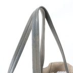Celine Horizontal Cabas Leather Tote Shoulder Hand Gray — view 2