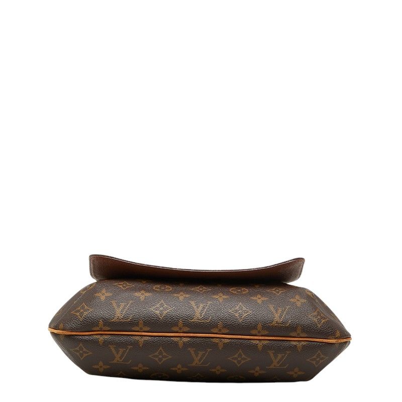 Louis Vuitton Monogram Musette Crossbody Shoulder Bag Brown Leather