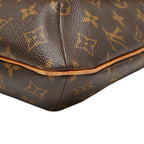 Louis Vuitton Monogram Musette Crossbody Shoulder Bag Brown Leather