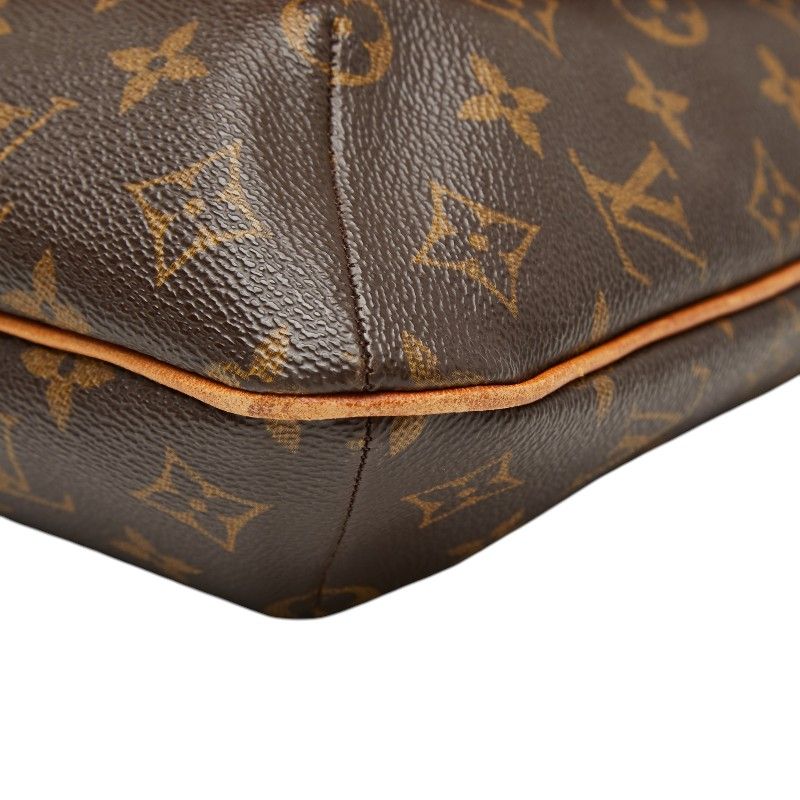 Louis Vuitton Monogram Musette Crossbody Shoulder Bag Brown Leather