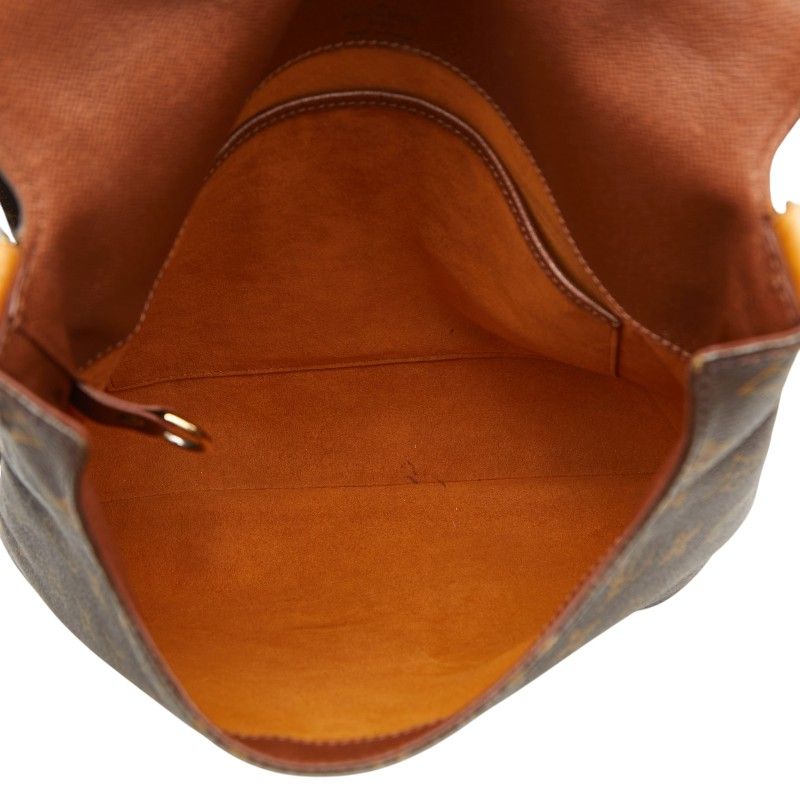 Louis Vuitton Monogram Musette Crossbody Shoulder Bag Brown Leather