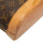 Louis Vuitton Monogram Alma PM Handbag Brown Leather
