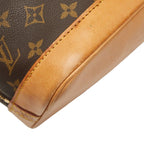 Louis Vuitton Monogram Alma PM Handbag Brown Leather