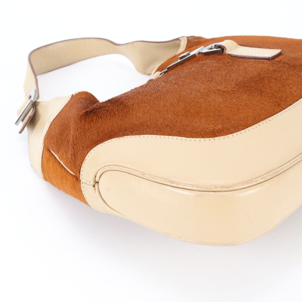 Gucci Jackie Calf Hair Leather 001 Shoulder Bag Hand — view 6