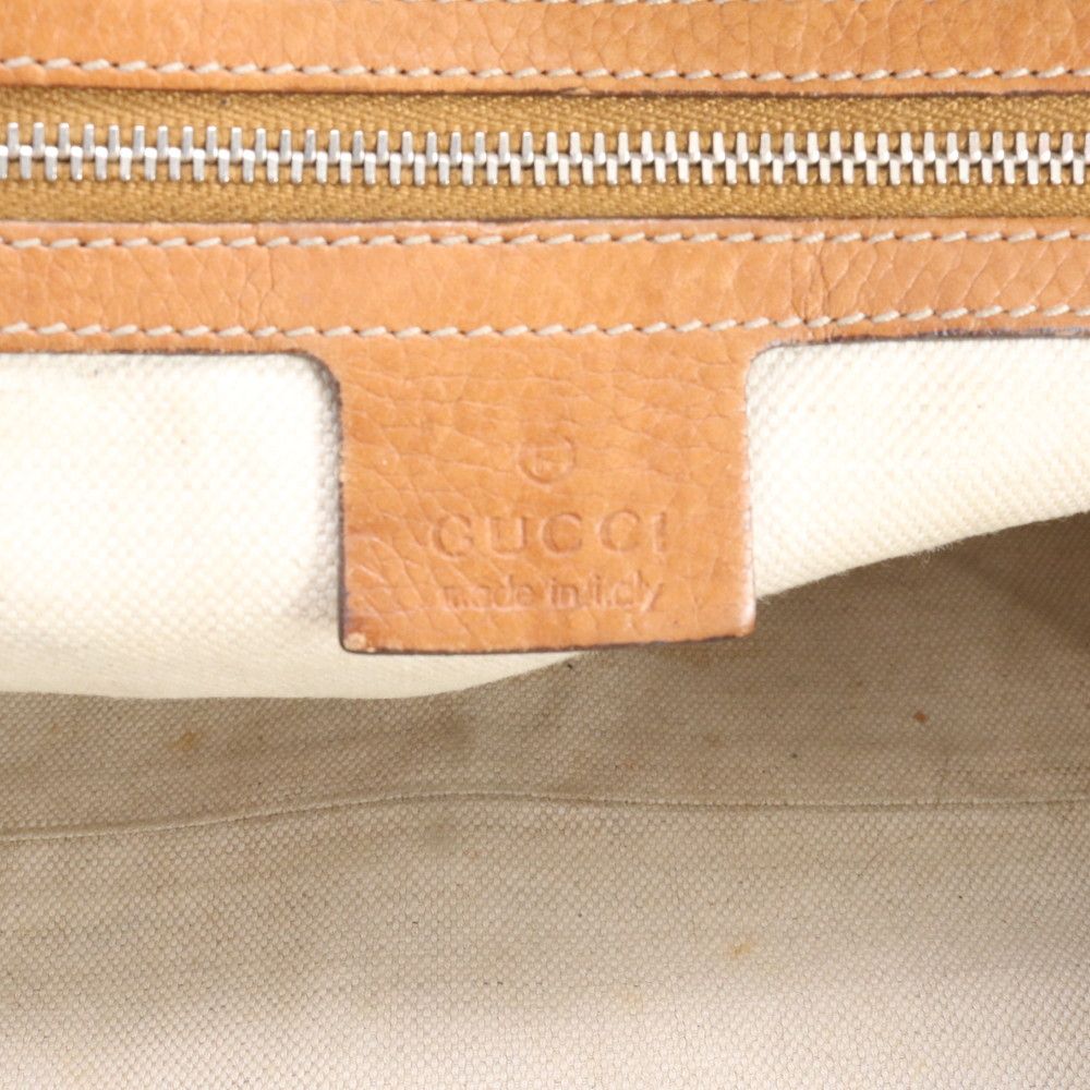 Gucci Diamante Maui Leather Canvas Tote Shoulder — view 8