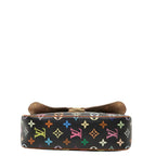 Louis Vuitton Monogram Multicolor Sologne Shoulder Bag Black Brown Leather